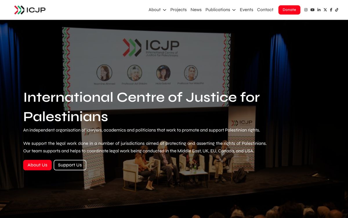 The ICJP homepage